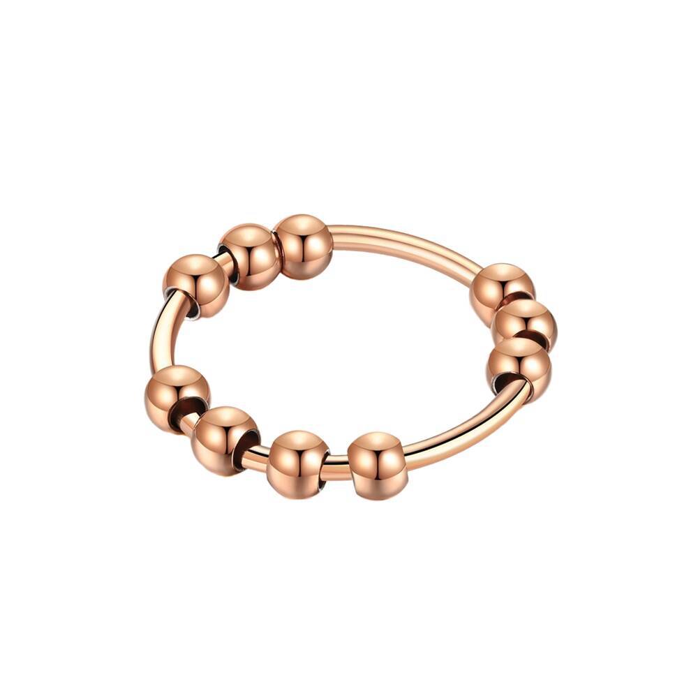 Damen Modischer Ring mit ballförmigen Akzenten Shop Nory