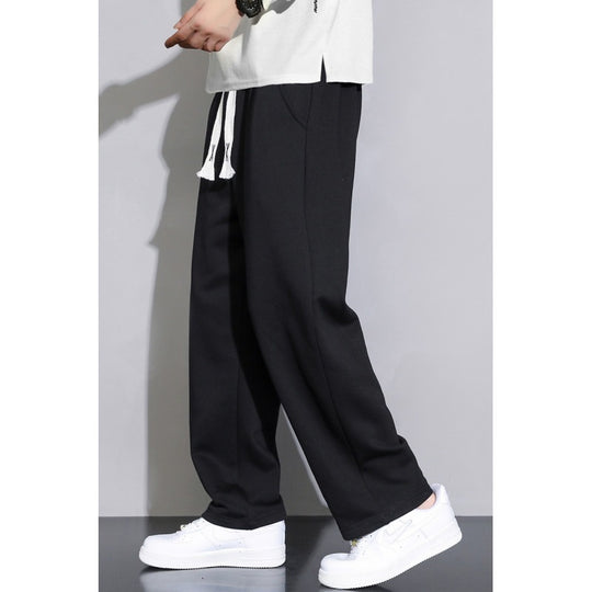 Herren Relaxed-Fit Jogginghose aus French-Terry mit weitem Bein und Tunnelzug Shop Nory