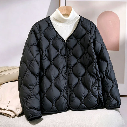 Damen Stilvolle, wattierte Freizeitjacke Shop Nory