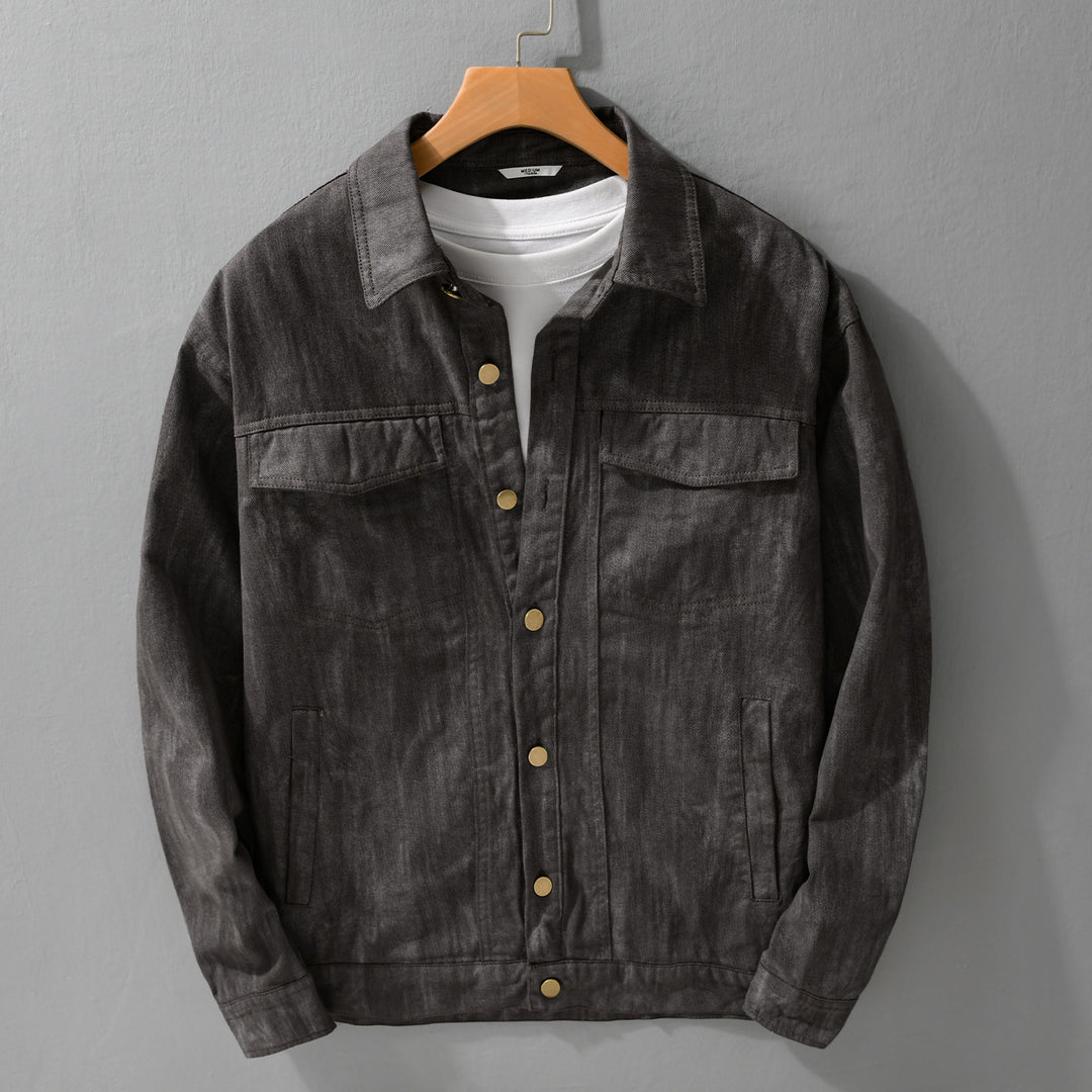 Herren Jeansjacke im Acid‑Wash Look mit Oversize‑Schnitt Shop Nory