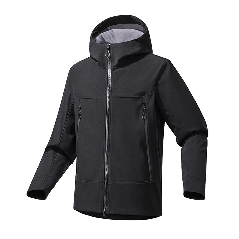 Damen Atmungsaktive Softshell‑Kapuzenjacke mit wasserabweisender Membran und Zwei‑Wege‑Reißverschluss Shop Nory