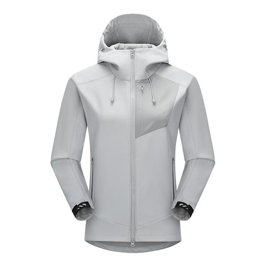 Herren Softshell-Trekkingjacke mit Kapuze atmungsaktiv winddicht dehnbar Shop Nory