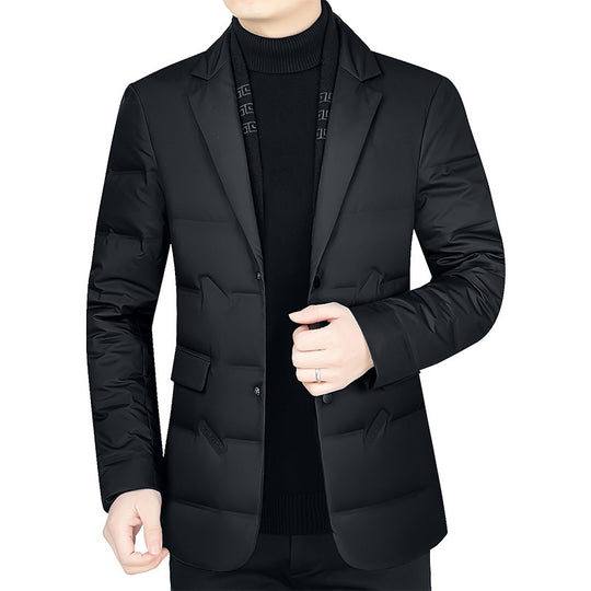 Herren Gepolstertes Business-Sakko mit gesteppter Optik und Notch-Revers Shop Nory