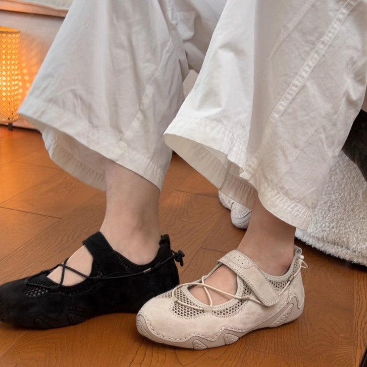 Damen Komfortable Freizeitschuhe mit atmungsaktivem Obermaterial und verspieltem Design Shopnory