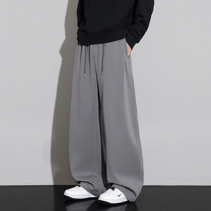Herren Weit geschnittene Jogginghose mit Tunnelzug und fließendem Jersey-Qualität Shop Nory