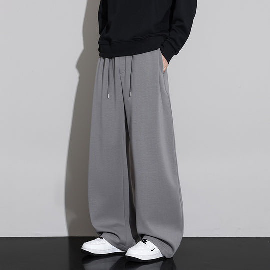 Herren Weit geschnittene Jogginghose mit Tunnelzug und fließendem Jersey-Qualität Shop Nory