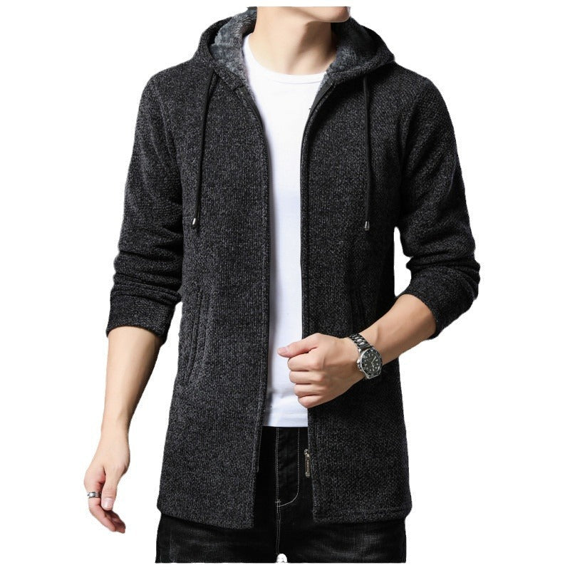 Herren urbane Freizeitjacke mit Kapuze