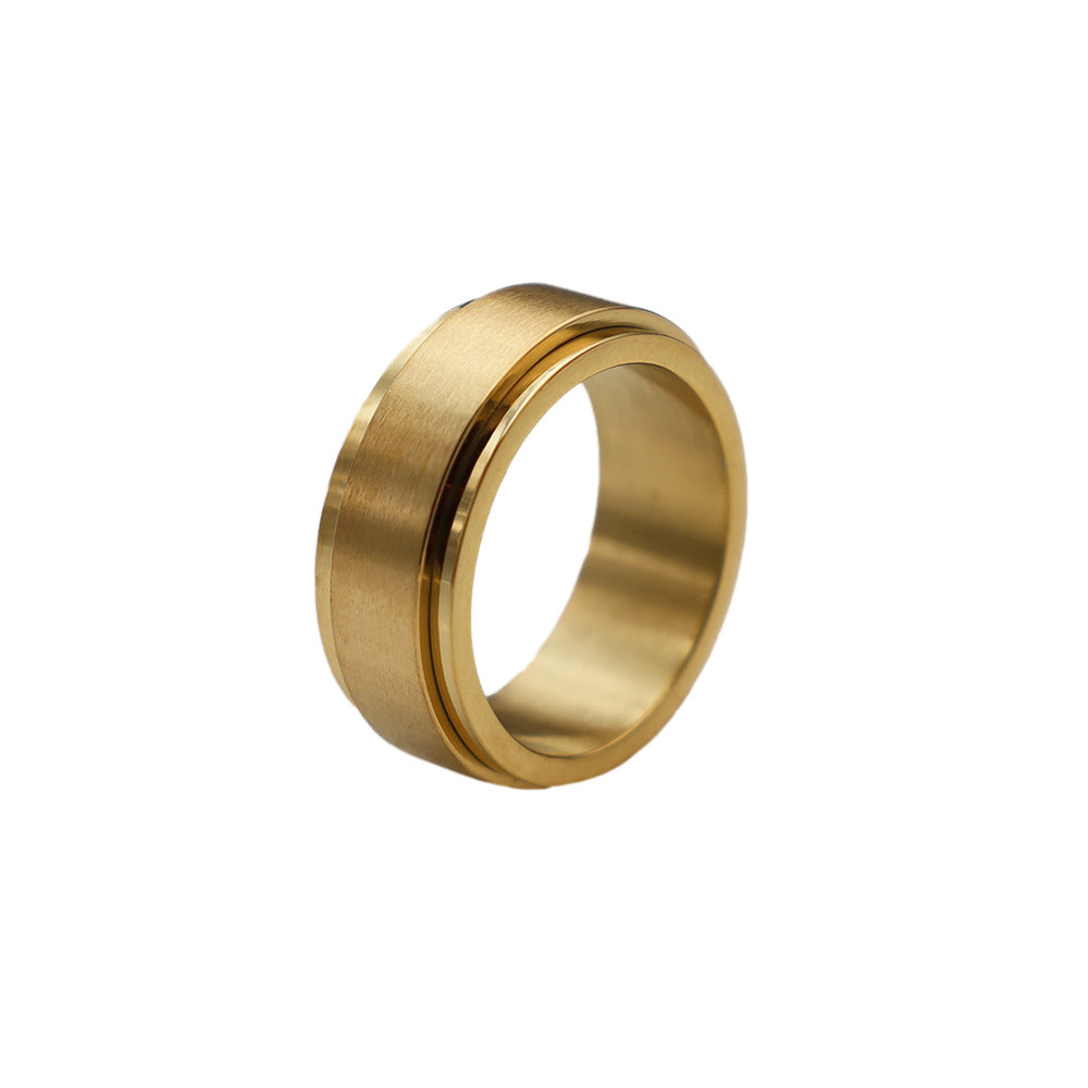 Herren Hochwertiger Edelstahl Ring mit minimalistischer Oberfläche Shop Nory