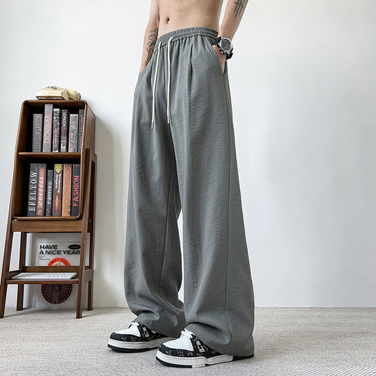 Herren Weitgeschnittene Chino-Hose