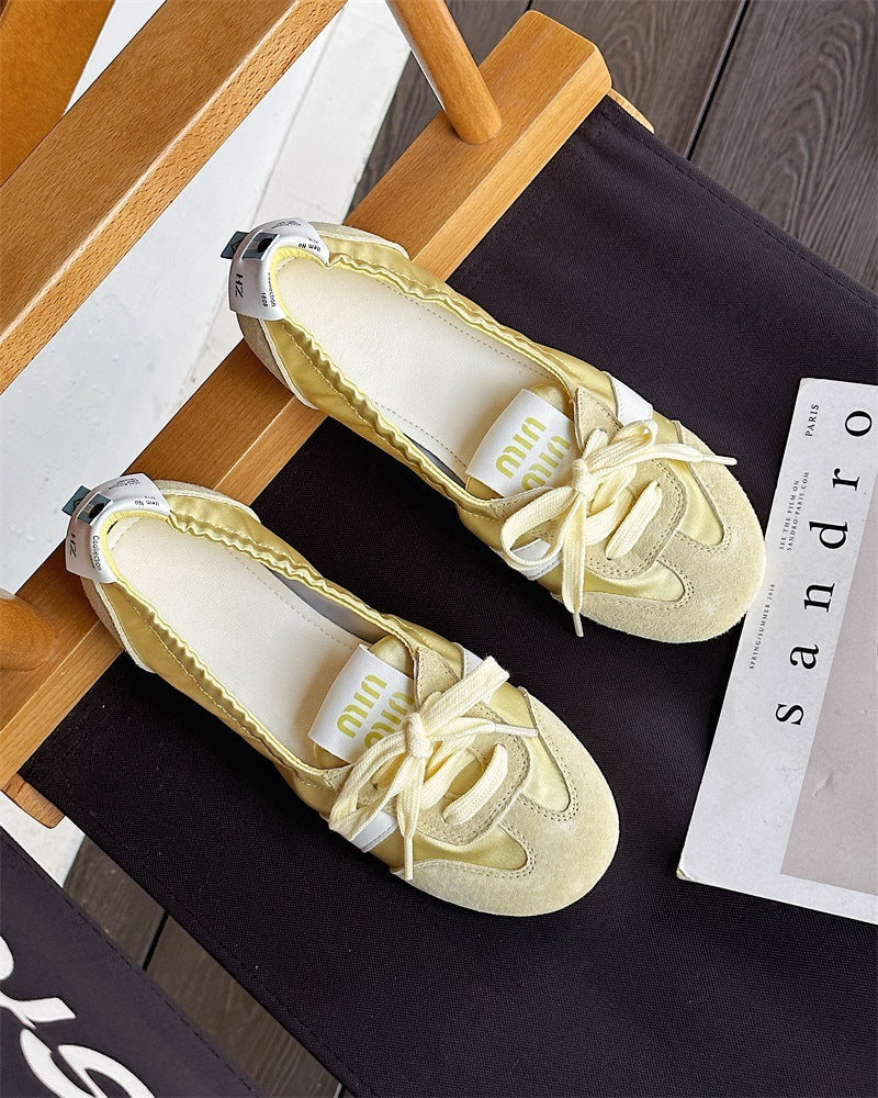 Damen Schicke Ballerinas mit weichem Wildleder-Shopnory