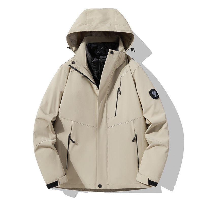 Herren Dreifach kombinierbare Funktionsjacke mit abnehmbarer Steppweste Shop Nory