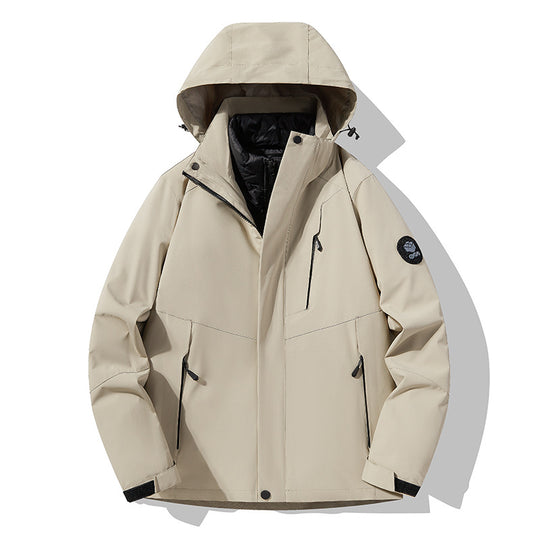 Herren Dreifach kombinierbare Funktionsjacke mit abnehmbarer Steppweste Shop Nory