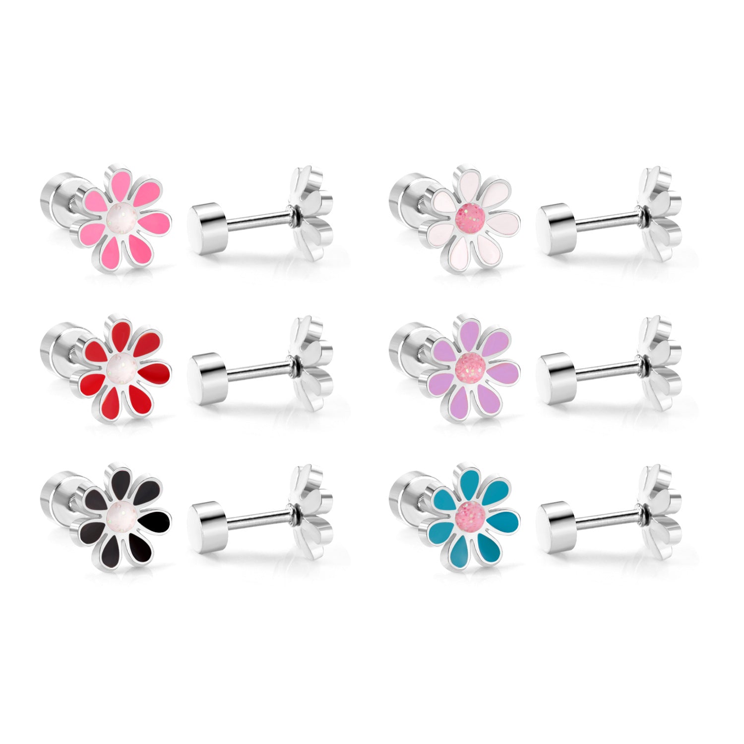 Damen Ohrstecker im floralen Design Shop Nory