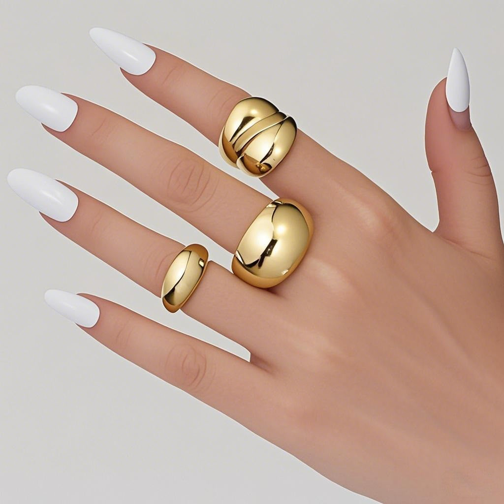 Damen Ring-Set mit kunstvollen und skulpturalen Designs Shop Nory