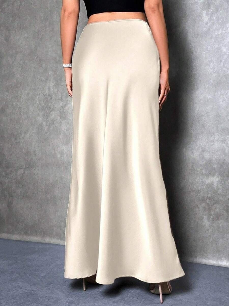 Damen Maxirock mit fließendem Schnitt und elegantem Fall