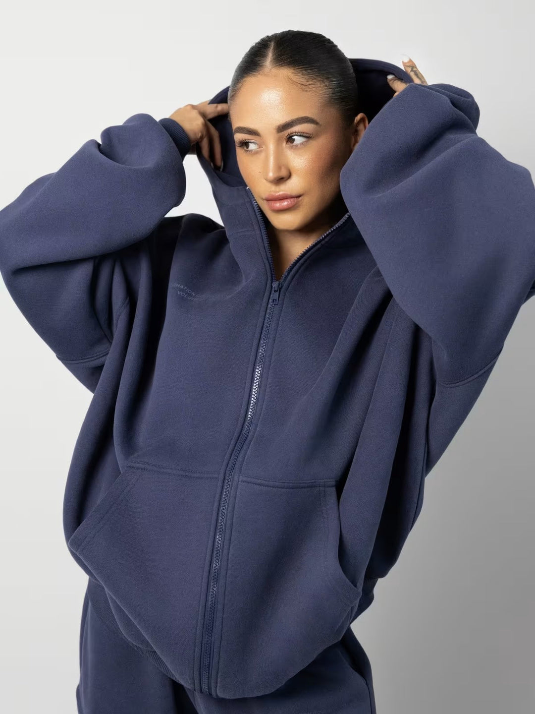 Damen Lässiges Kapuzenpullover und Jogginghose Set Shop Nory