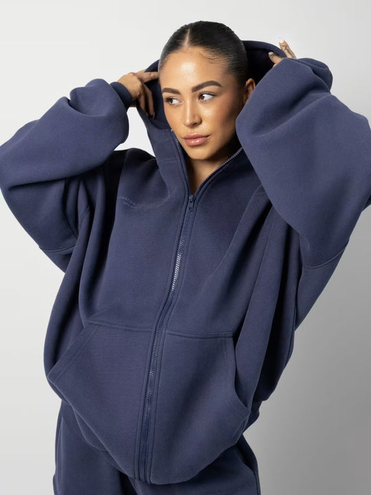 Damen Lässiges Kapuzenpullover und Jogginghose Set Shop Nory