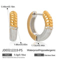 Damen Creolen mit funkelnden Zirkonia und modernem Doppelringdesign Shop Nory