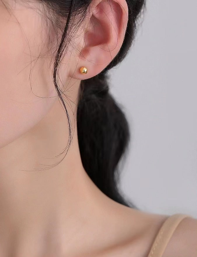 Damen Geometrische Kugel Ohrstecker Shop Nory