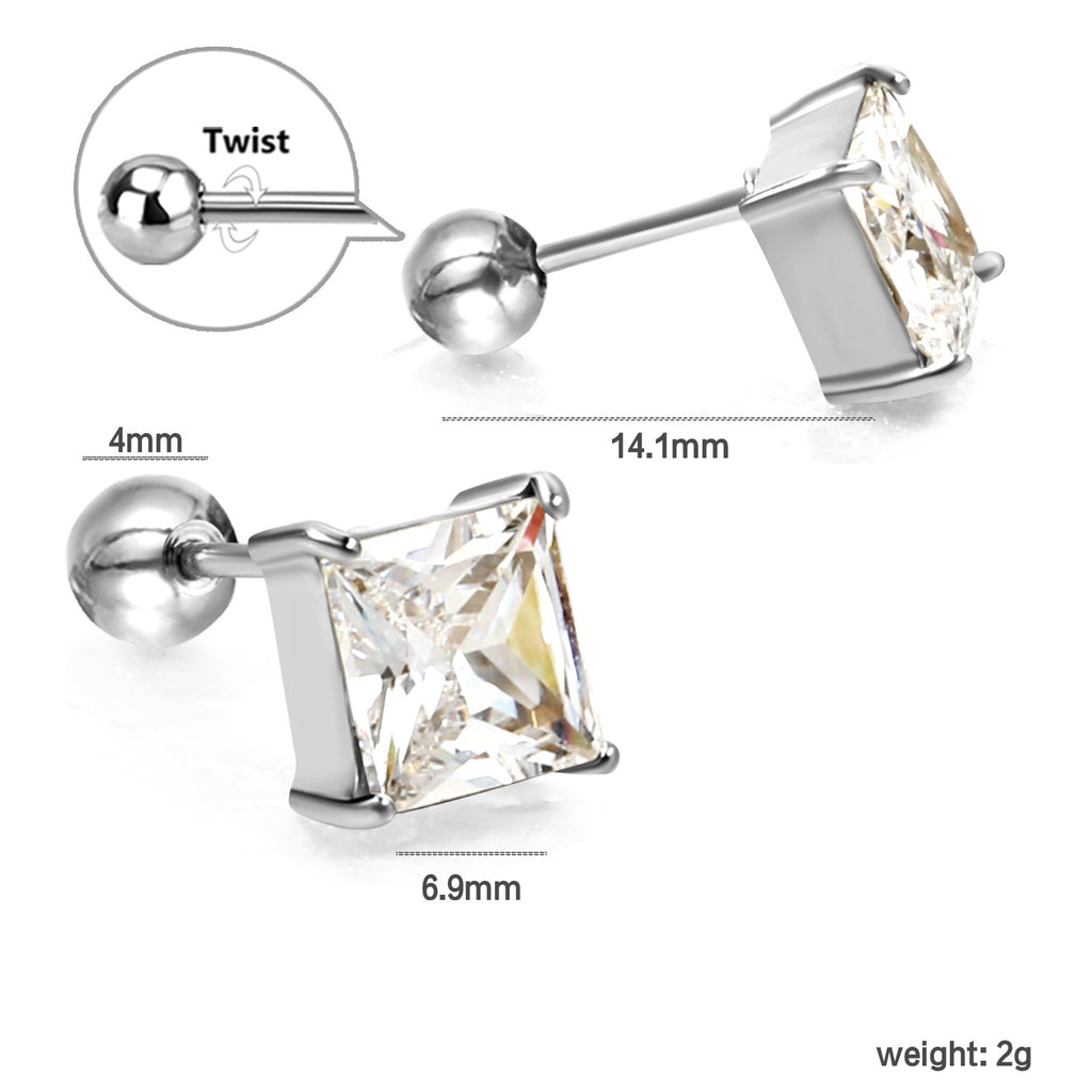Damen Ohrstecker mit funkelndem Herzdesign und eleganter Goldbeschichtung Shop Nory