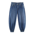 Damen Tapered Jeans mit elastischem Bündchen und bequemer Passform