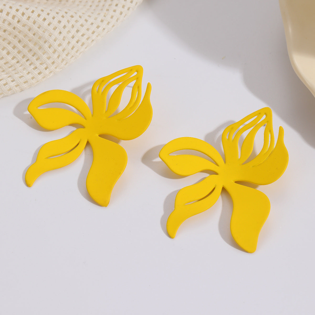 Damen Ohrclips im floralen Größen-Look Shop Nory