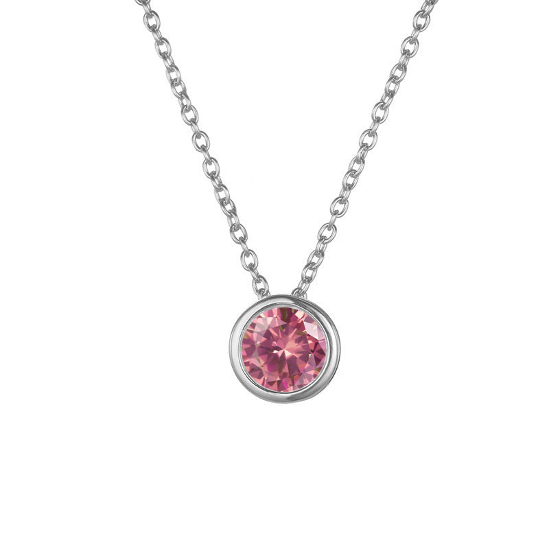 Damen Halskette mit funkelndem Zirkonia-Anhänger in elegantem Design Shop Nory