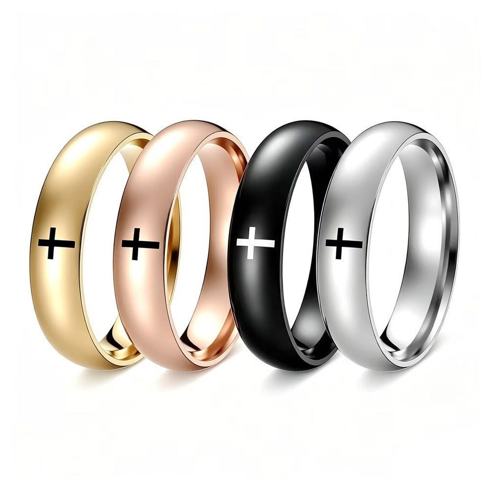 Herren Ring mit minimalistischer Plusgravur Shop Nory