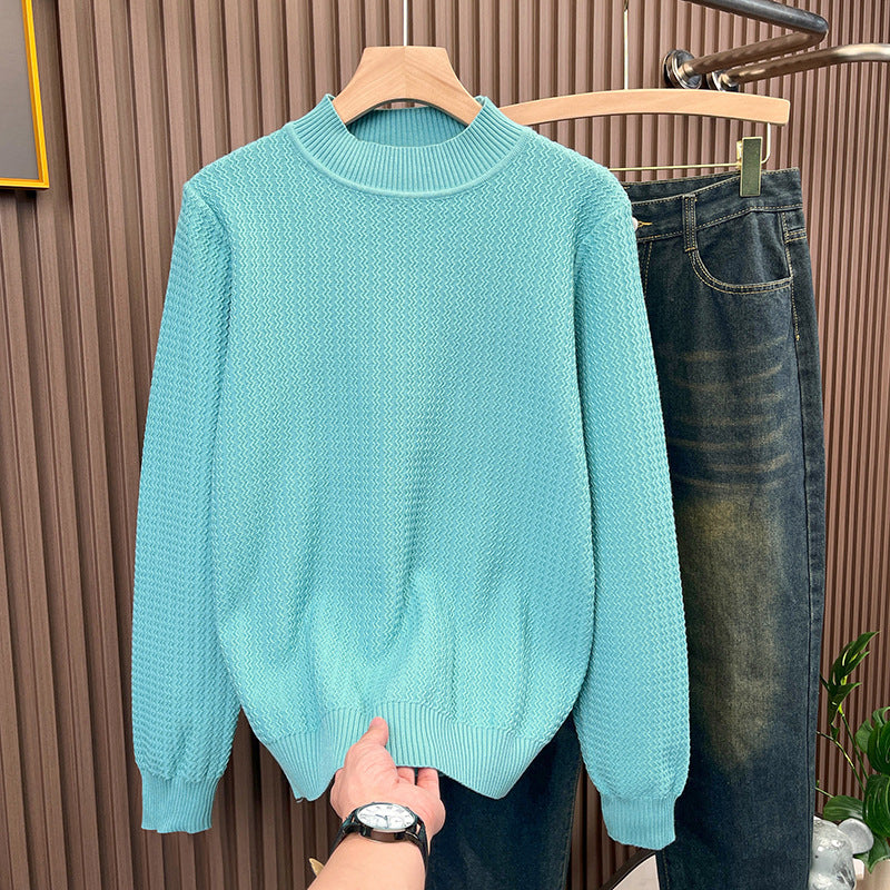 Damen Strukturierter Rollkragenpullover aus feinem Waffelstrick Shop Nory