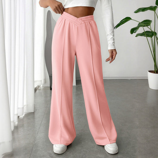 Damen Weite Sweatpants mit V-förmigem Taillenbund Shop Nory
