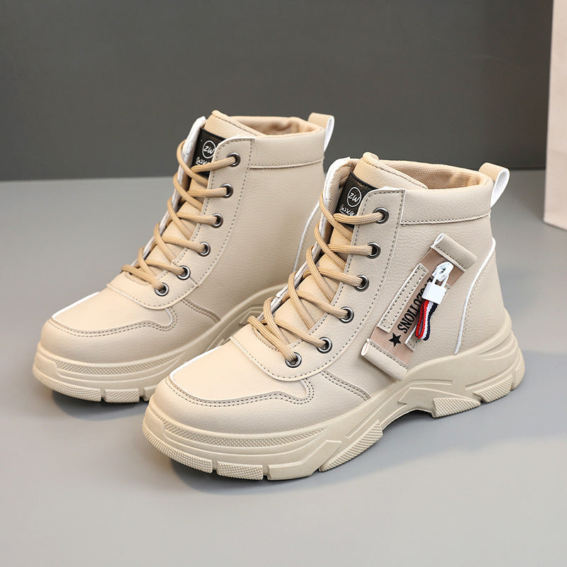 Damen High-Top Sneakers mit dämpfender Sohle und trendigem Design