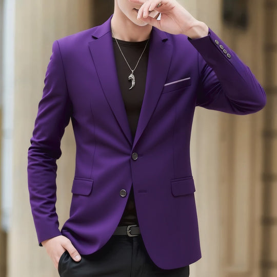 Herren Sakko mit tailliertem Schnitt, leichter Stretchqualität und klassischem Knopfverschluss Shop Nory