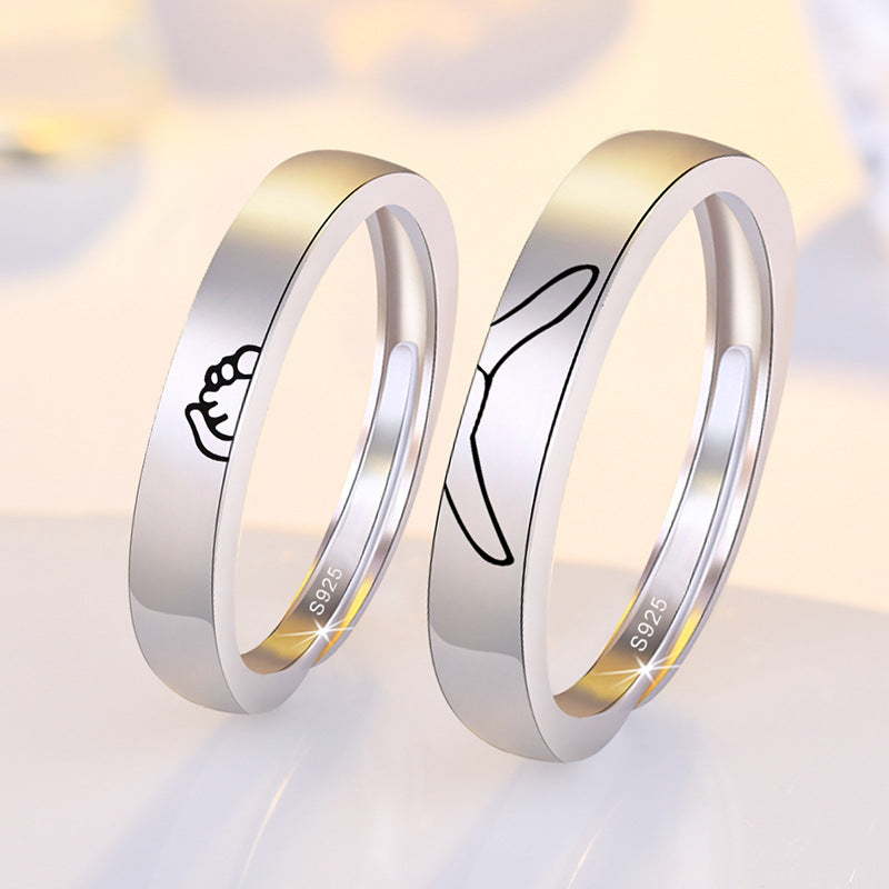 Damenring mit modernem Schmetterlingsdesign und feiner Edelstahlverarbeitung Shop Nory