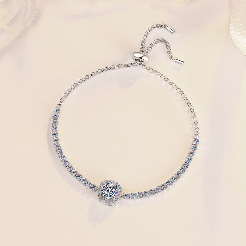 Damen elegantes und funkelndes Armband mit Zirkonia Shop Nory