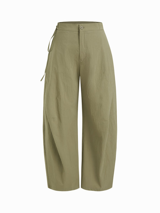 Damen Bequeme Weite Stoffhose Shop Nory