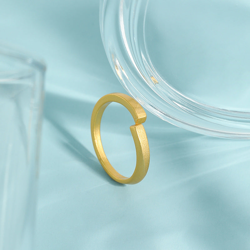 Damen Minimalistischer Goldring Shop Nory