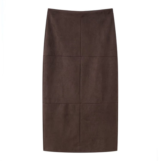 Damen Cropped Trenchjacke im Velourslook mit Bindegürtel und Schulterklappen Shop Nory