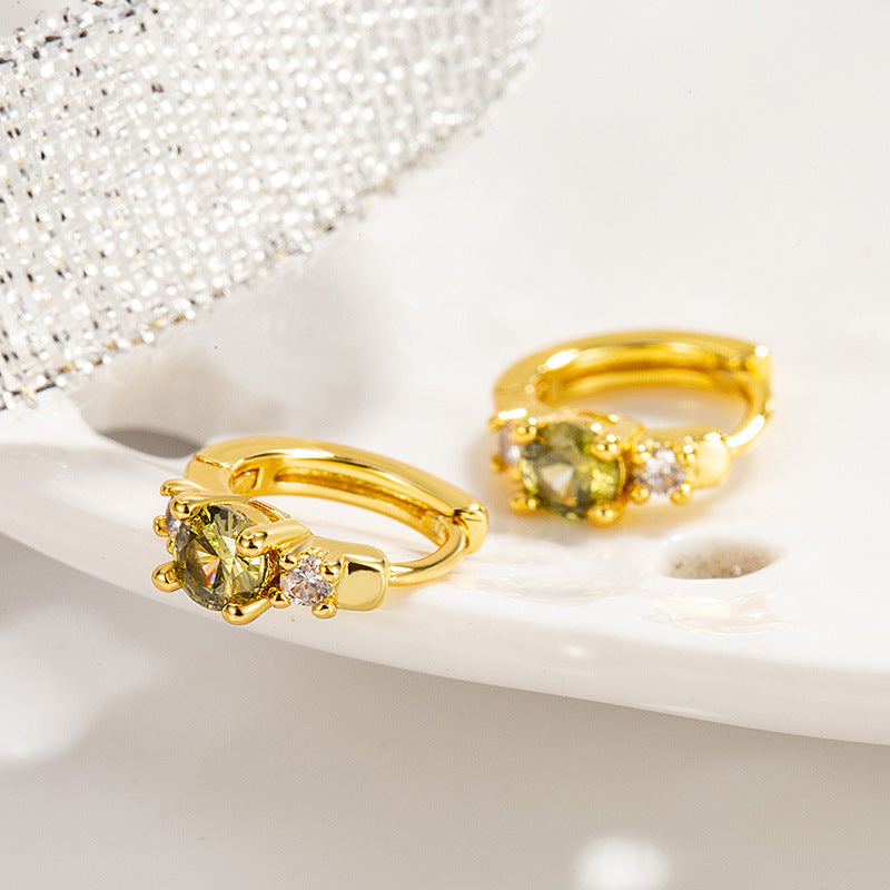 Damen Ohrstecker mit funkelndem Kristall und elegantem Design Shop Nory