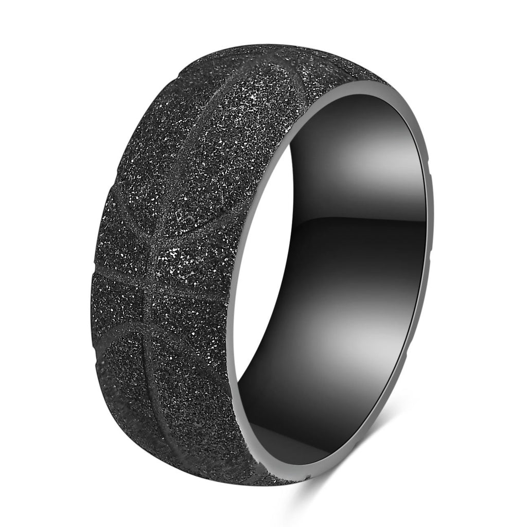 Herren Ring mit kunstvollem Basketball-Motiv Shop Nory
