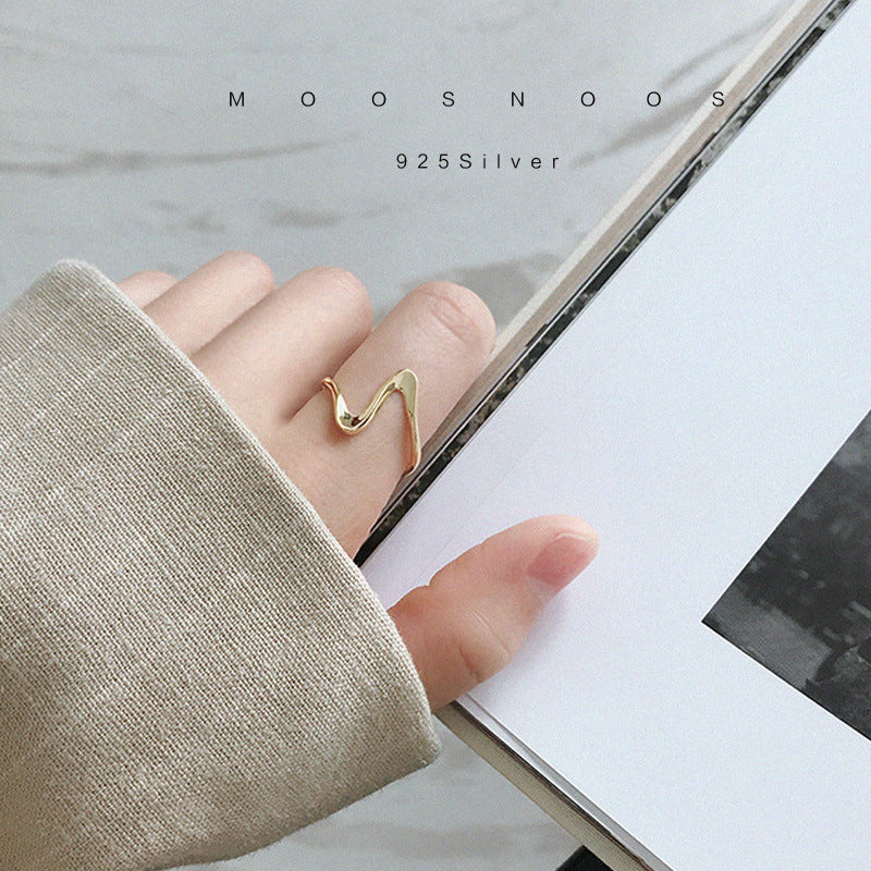 Damen Ring mit geschwungenem Design Shop Nory