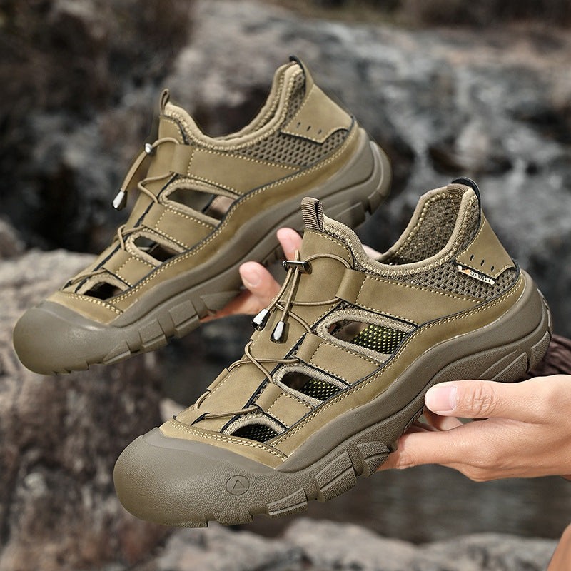 Herren Sportliche Wasserschuhe mit rutschfester Sohle und atmungsaktivem Obermaterial