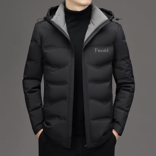 Herren Steppjacke mit Kapuze und schlanker Thermofütterung Shop Nory