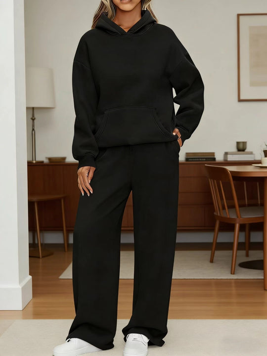 Damen nan kuscheliges Oversize Hoodie und weite Jogginghose Set Shop Nory