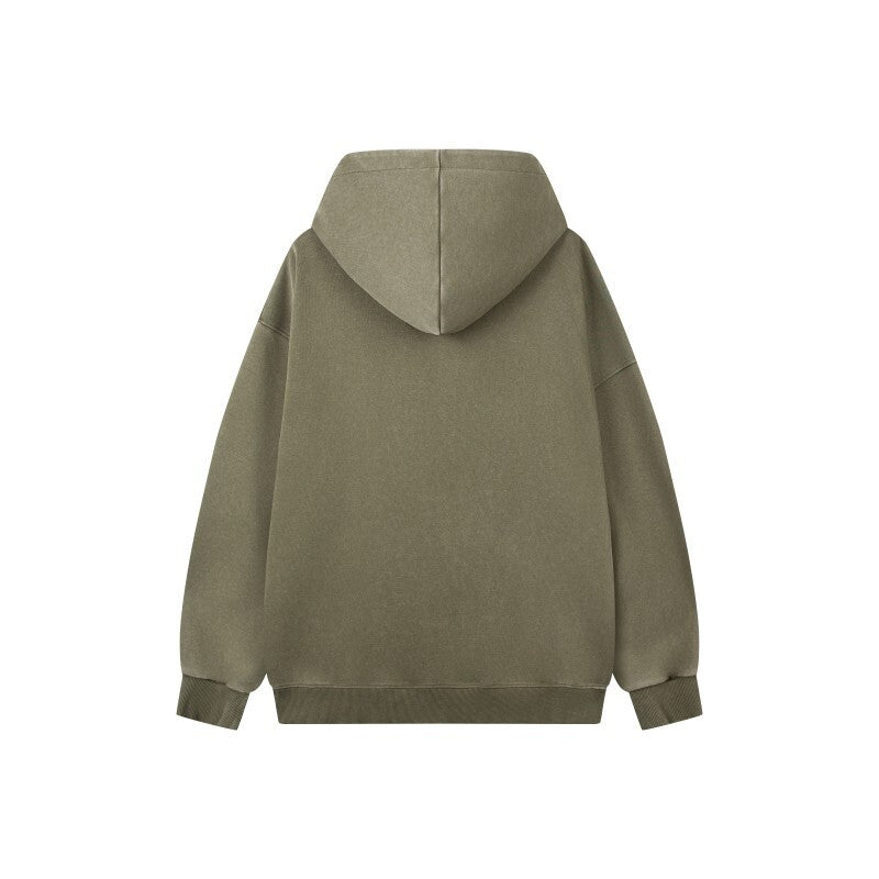 Damen Stilvolle Kapuzenpullover mit halbem Reißverschluss Shop Nory