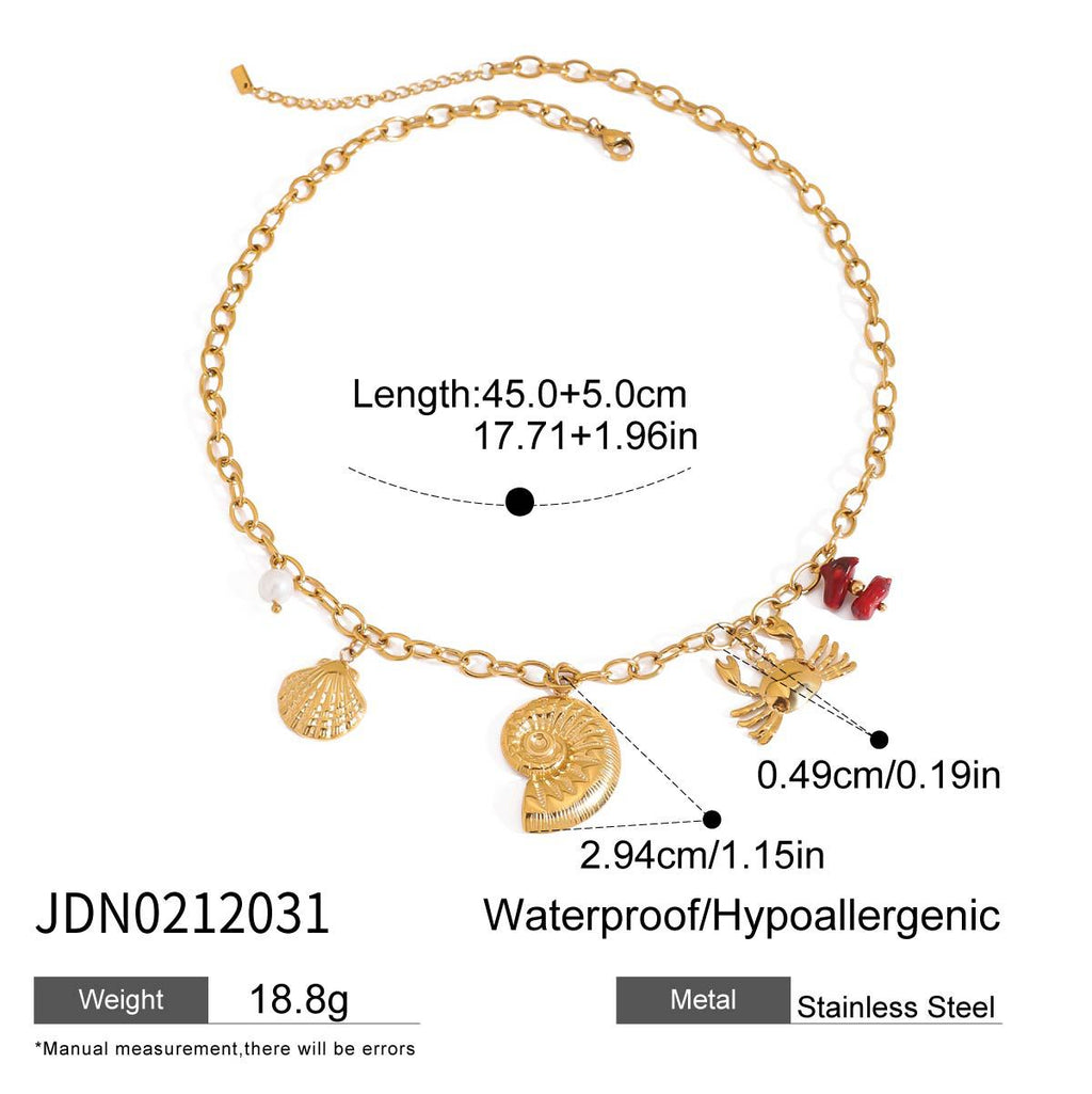 Damen charmante Kette mit maritimem Anhänger Shop Nory