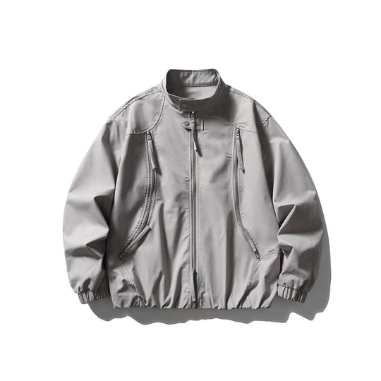 Herren Leichte Utility-Bomberjacke mit Stehkragen Shop Nory