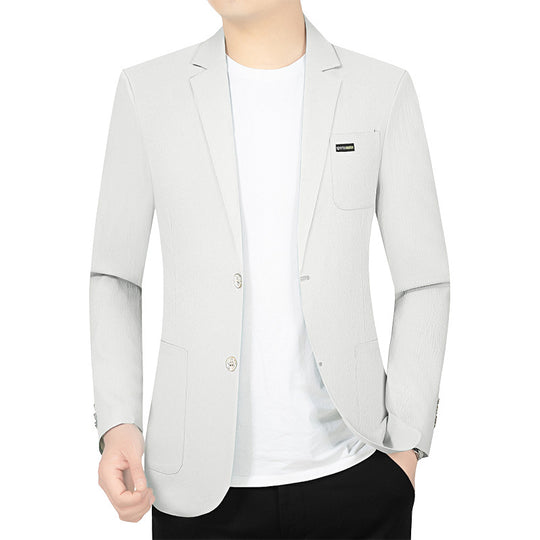 Herren Modernes Stretch Business-Sakko mit schmalem Schnitt und aufgesetzten Taschen Shop Nory