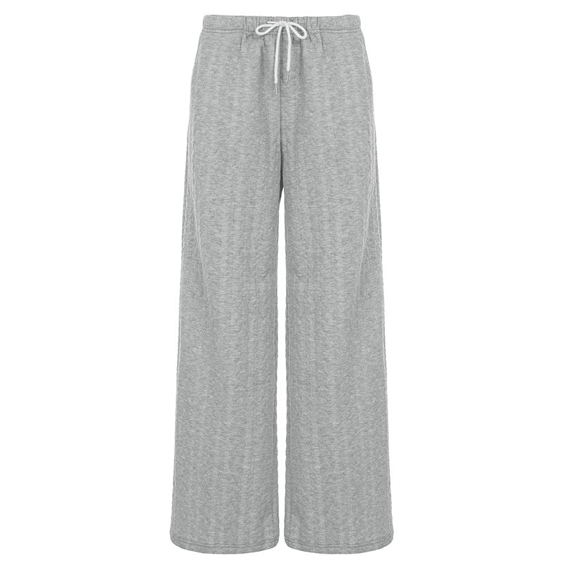 Damen nan weite Palazzo-Loungehose aus weichem Jersey mit Tunnelzug und Komfortbund Shop Nory