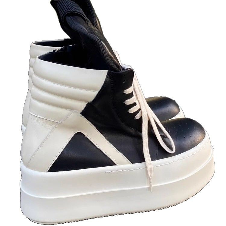 Damen Plateau-High-Top Sneaker-Stiefel mit gepolstertem Schaft und extrahoher Gummisohle Shop Nory