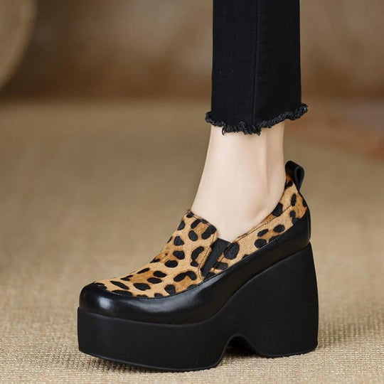 Damen Komfortable Plateau Stiefeletten mit modischem Design